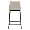 Blu Dot Between Us Stool - Barstool / Navy Green Leather In Navy Green Leather