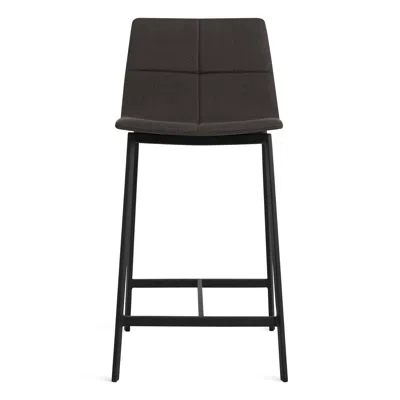 Blu Dot Between Us Stool - Counter Stool / Gunmetal In Gray