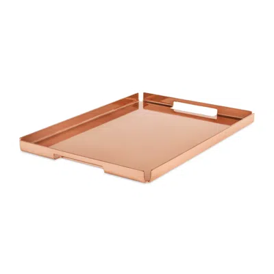 Blu Dot Billet Tray - Copper In Brown