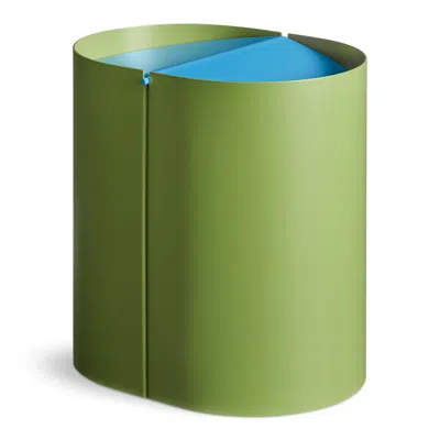 Blu Dot Binwell Wastebasket In Grasshopper