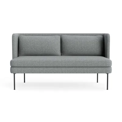 Blu Dot Bloke 60" Sofa - Kvadrat Guest Grey Blue In Gray