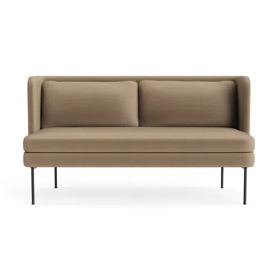 Blu Dot Bloke 60" Sofa - Otter Velvet In Brown