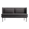 Blu Dot Bloke 60" Sofa With Arms In Gabro Grey