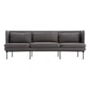 Blu Dot Bloke 95" Sofa In Gabro Grey