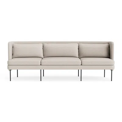 Blu Dot Bloke 95" Sofa - Landa Stone In Neutral