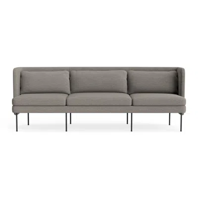 Blu Dot Bloke 95" Sofa - Sanford Black In Gray
