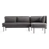 Blu Dot Bloke Armless Sofa With Chaise