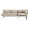 Blu Dot Bloke Armless Sofa With Chaise