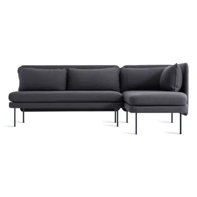 Blu Dot Bloke Armless Sofa With Chaise - Rostenkowski Blue / Right