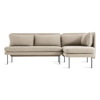 Blu Dot Bloke Armless Sofa With Chaise - Tait Stone / Right