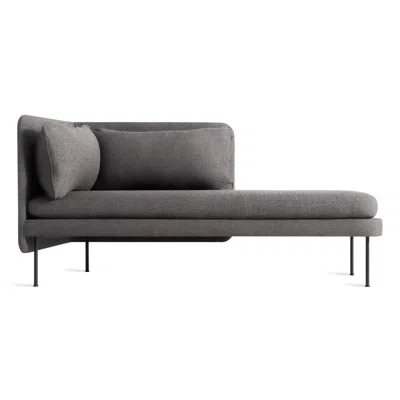 Blu Dot Bloke Chaise - Gabro Grey / Right
