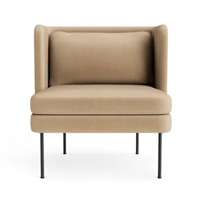 Blu Dot Bloke Lounge Chair - Camel Velvet