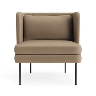 Blu Dot Bloke Lounge Chair - Otter Velvet