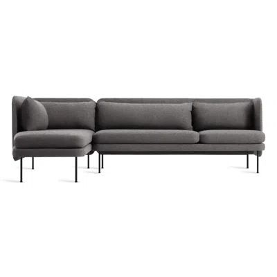 Blu Dot Bloke Sofa With Chaise - Gabro Grey / Left