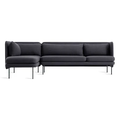 Blu Dot Bloke Sofa With Chaise - Rostenkowski Blue / Left