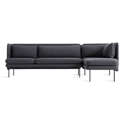 Blu Dot Bloke Sofa With Right Arm Chaise In Rostenkowski Blue