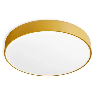 Blu Dot Bobber Large Flush Mount Light In Mustard