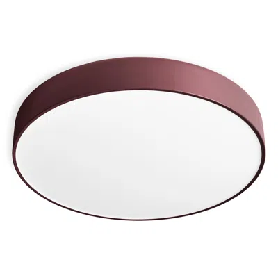 Blu Dot Bobber Large Flush Mount Light In Oxblood