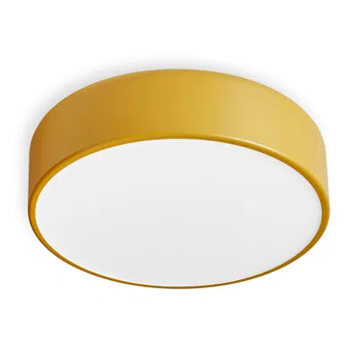Blu Dot Bobber Small Flush Mount Light - Mustard In Yellow