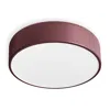 Blu Dot Bobber Small Flush Mount Light In Oxblood
