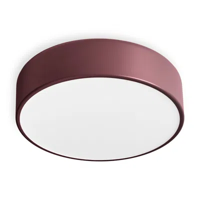Blu Dot Bobber Small Flush Mount Light In Oxblood