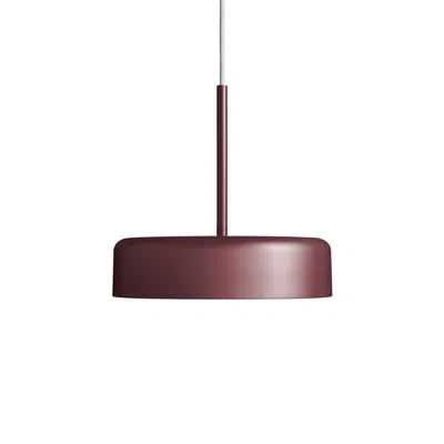 Blu Dot Bobber Small Pendant Light - Oxblood In Burgundy