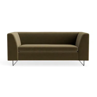 Blu Dot Bonnie 72" Sofa - Moss Velvet In Green