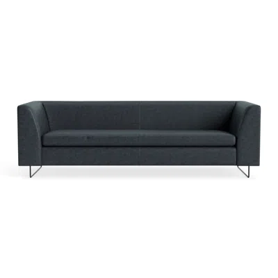 Blu Dot Bonnie 96" Sofa - Ink Leather In Black