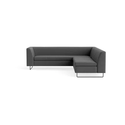 Blu Dot Bonnie And Clyde Sectional Sofa - Gabro Grey