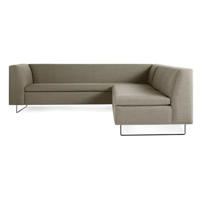 Blu Dot Bonnie & Clyde Sectional Sofa In Sanford Black