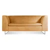 Blu Dot Bonnie Studio Sofa In Camel Leather