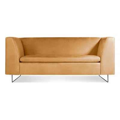 Blu Dot Bonnie Studio Sofa In Camel Leather