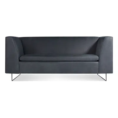 Blu Dot Bonnie Studio Sofa In Ink Leather