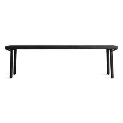Blu Dot Branch Bench - Black On Oak / Black