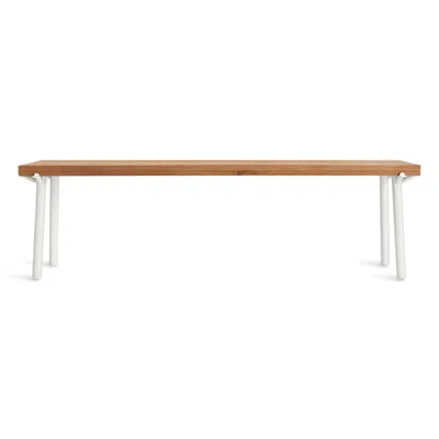 Blu Dot Branch Bench - Oak / White