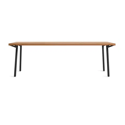 Blu Dot Branch Dining Table - 76" Length / Oak / Black In Brown