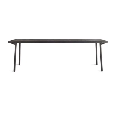 Blu Dot Branch Dining Table - 91" Length / Black On Oak / Black