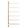 Blu Dot Browser Tall Add-on Bookcase In White Oak/white