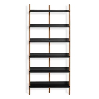Blu Dot Browser Tall Bookcase - Walnut / Oblivion