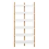 Blu Dot Browser Tall Bookcase In White Oak/white