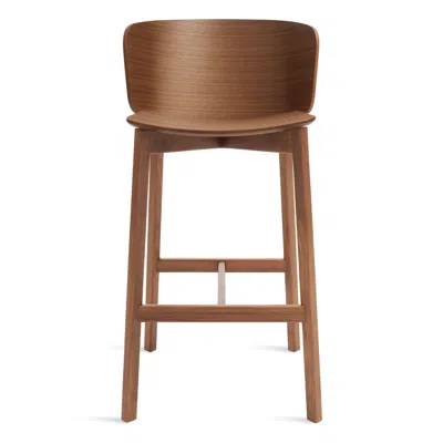 Blu Dot Buddy Barstool In Walnut