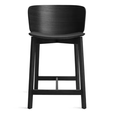 Blu Dot Buddy Counter Stool In Black On Ash