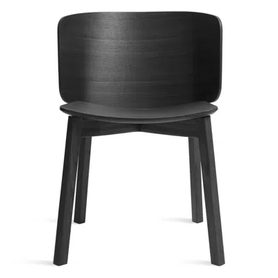 Blu Dot Buddy Dining Chair In Black On Ash