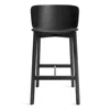 Blu Dot Buddy Stool - Barstool / Black On Ash In Black