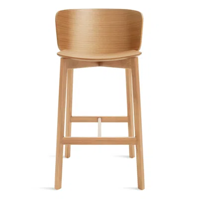 Blu Dot Buddy Stool - Barstool / White Oak In Brown