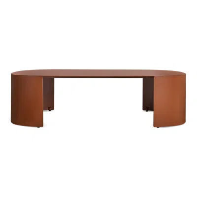 Blu Dot Bug Outdoor Coffee Table - Rust In Brown