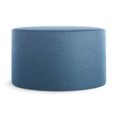 Blu Dot Bumper Large Ottoman - Vesper Marine Blue