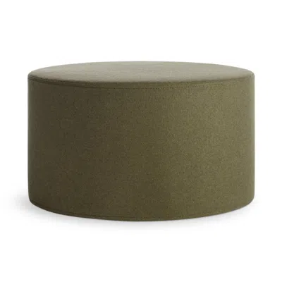 Blu Dot Bumper Large Ottoman - Vesper Olive In Green