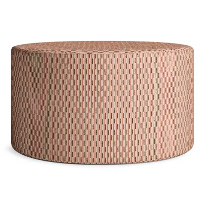 Blu Dot Bumper Large Outdoor Ottoman - Sunbrella Clay
