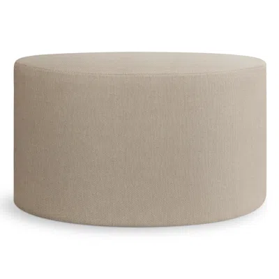 Blu Dot Bumper Large Outdoor Ottoman - Sunbrella Linen